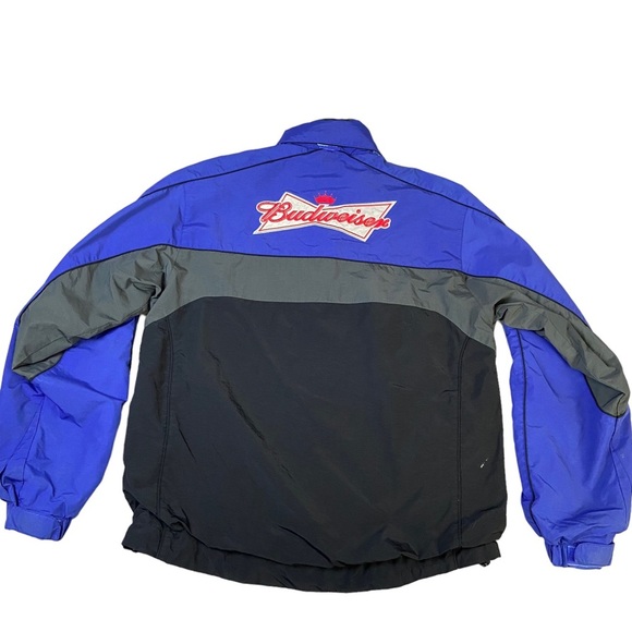 Vintage Budweiser Full Zip Jacket‎ Size Medium Men’s Black - Picture 2 of 16